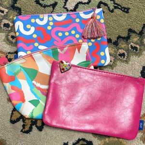 Ipsy Makeup Bag Bundle – Set of 3 – Colorful Prints